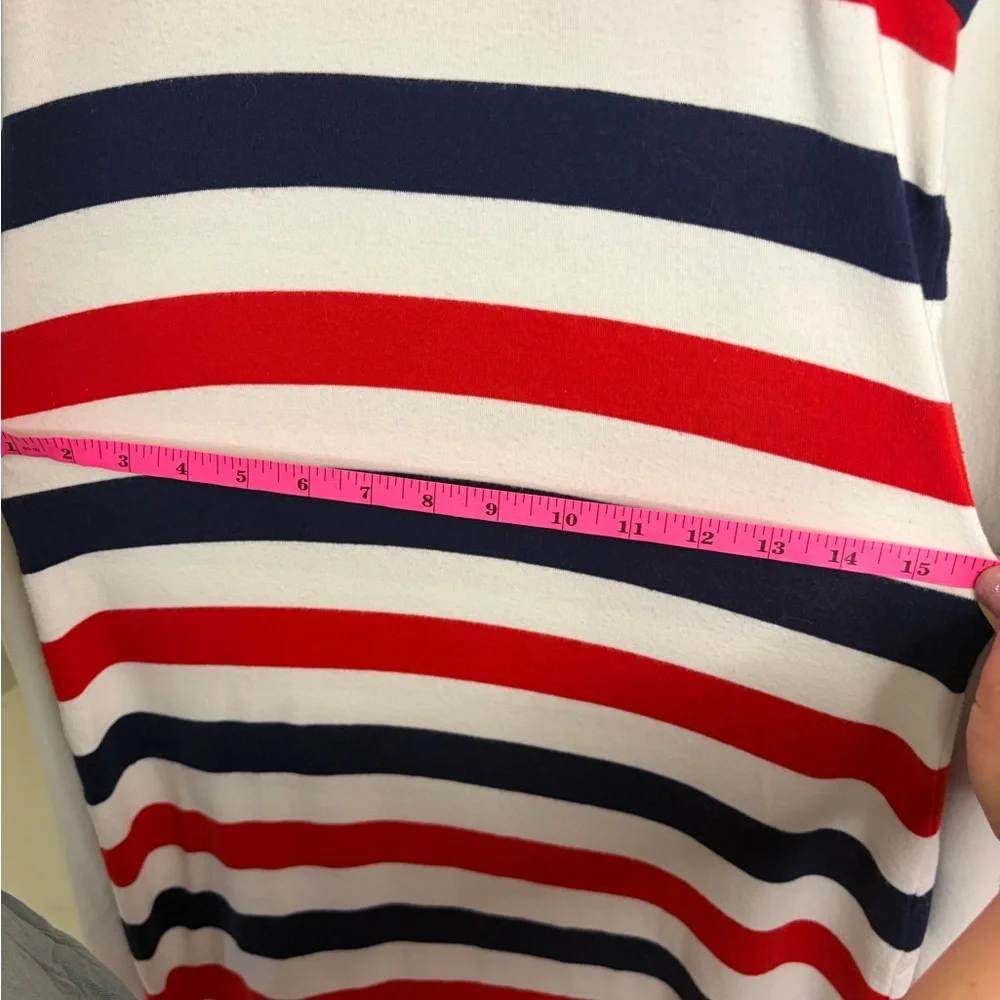 GAP Sleeveless Striped Dress - Red, Navy & White size small